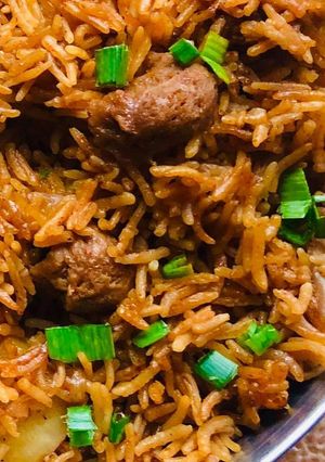 A picture of Soyabean pulav.