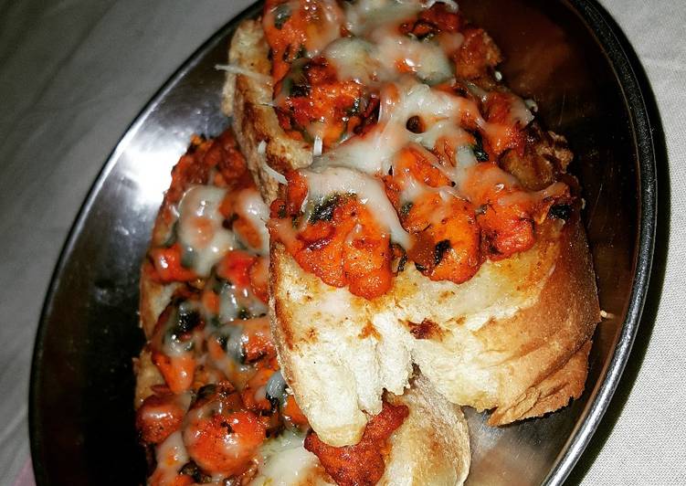 French chicken cheese bread