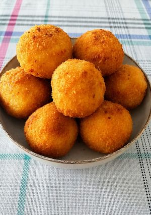 Φωτογραφία της συνταγής Arancini (αραντσίνι) με μοτσαρέλα