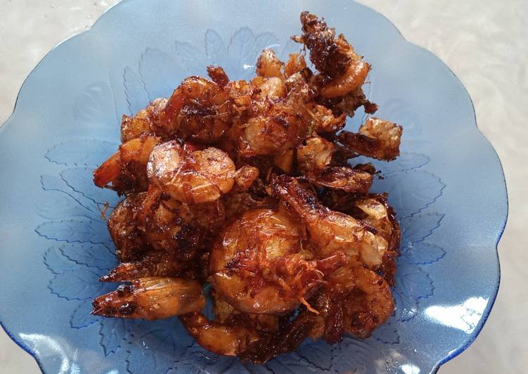 Udang Kecap Goreng Kering