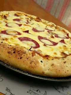 صورة لوصفة بيتزا ايطالي (ستافت كراست محشية جبنة 😋😋)