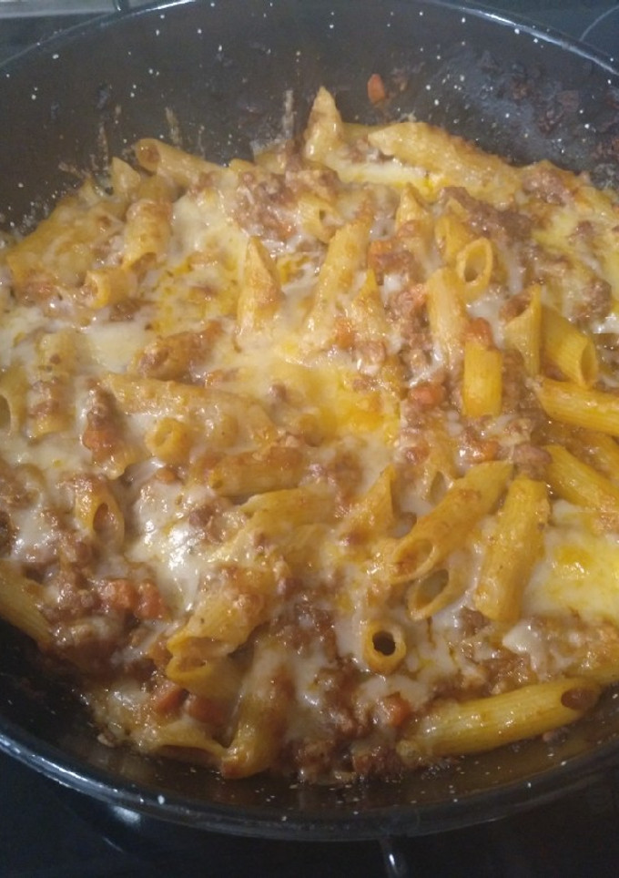 Una foto de Macarrones con carne al horno