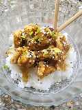 Pollo frito a la naranja. Receta oriental 🍜