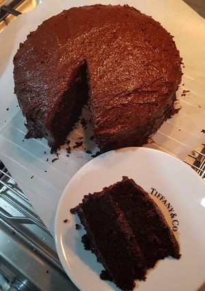 Foto resep Moist chocolate cake