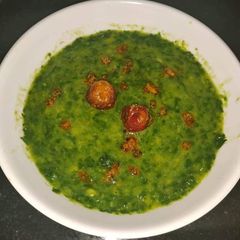 A picture of Sarso ka saag.