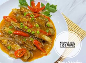 Foto resep Kerang Bambu Saos Padang