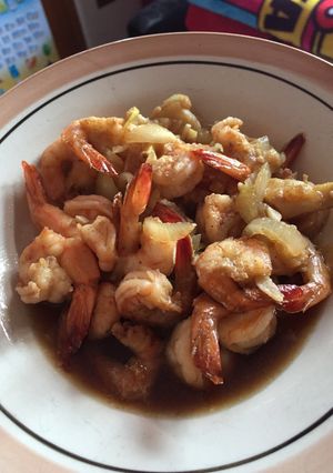 Foto resep Udang saus tiram