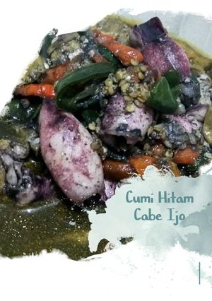 Foto resep Cumi Hitam Cabe Ijo