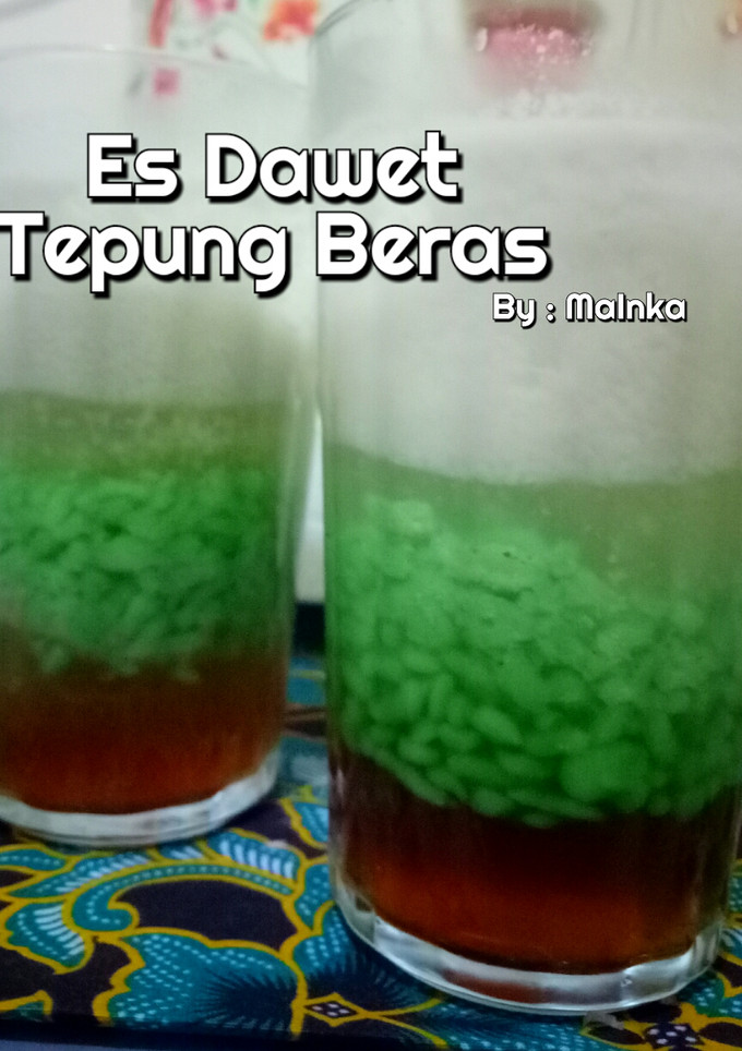 Foto resep Es Dawet (Tepung Beras)
