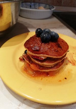 Banános amerikai palacsinta recept fotója