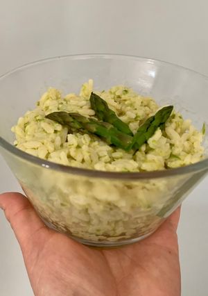 Une photo de Risotto aux asperges
