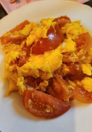 Foto resep Tumis telur dan tomat
