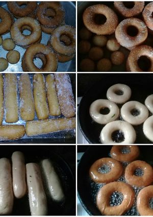 Una foto de Churros, bolitas y rosquita caseras