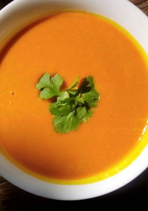 A picture of Pumpkin Soup.