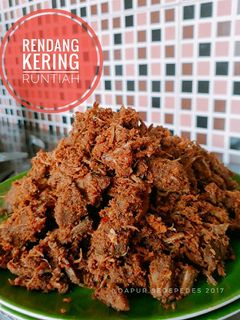 Foto resep Rendang Kering Runtiah (Rendang Suwir)