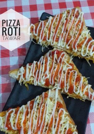 Foto resep Pizza Roti Tawar. No oven