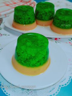 Foto resep Puding lumut mangga