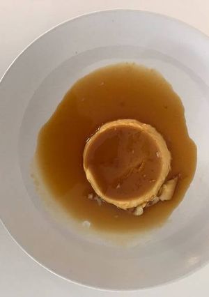 Una foto de Flan de huevo individual