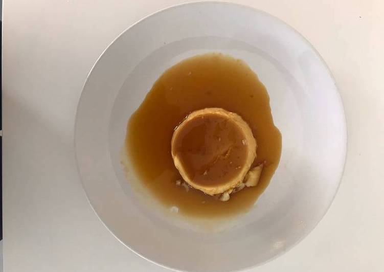 Flan de huevo individual