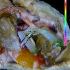 A picture of Home made shawarma from scratch.