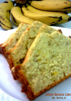 Foto resep Simple Banana Cake