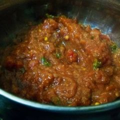 A picture of Baingan Bharta.