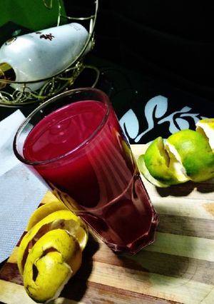 A picture of Carrot Cocktail drink#mashujaarecipe.