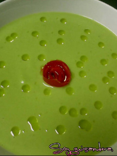 Una foto de Puré de guisantes