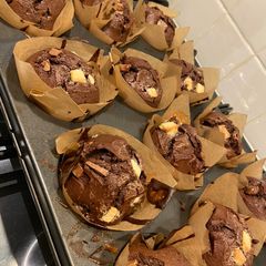 A picture of Double Chocolate Chip Muffins.