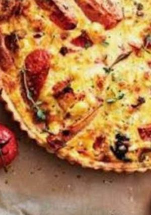 Une photo de Quiche provençale au poulet