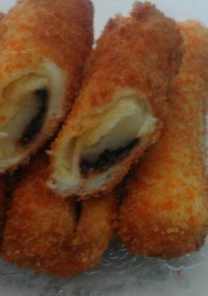 Foto resep Roti goreng isi coklat keju
