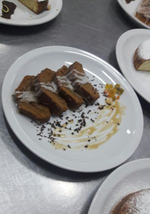 Una foto de Budín de Café
