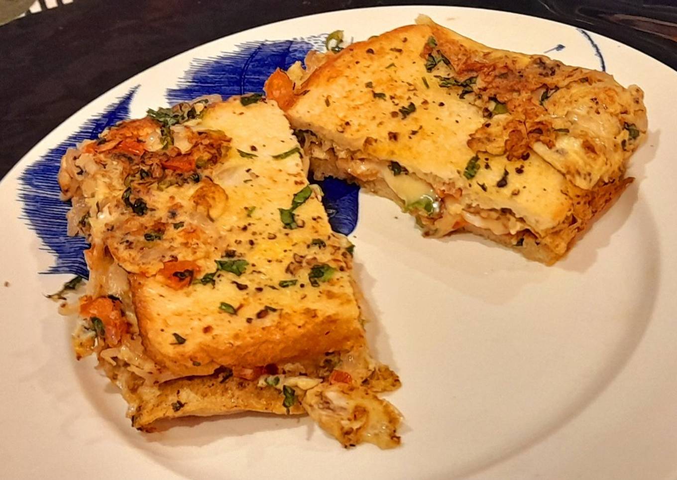 Recipe of Favorite Butter Omelet cheesy sandwich