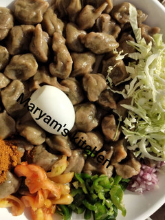 A picture of Beans Dumplings (danwake).