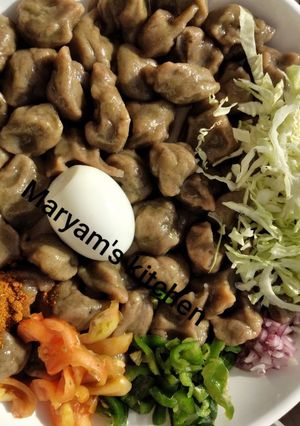 A picture of Beans Dumplings (danwake).