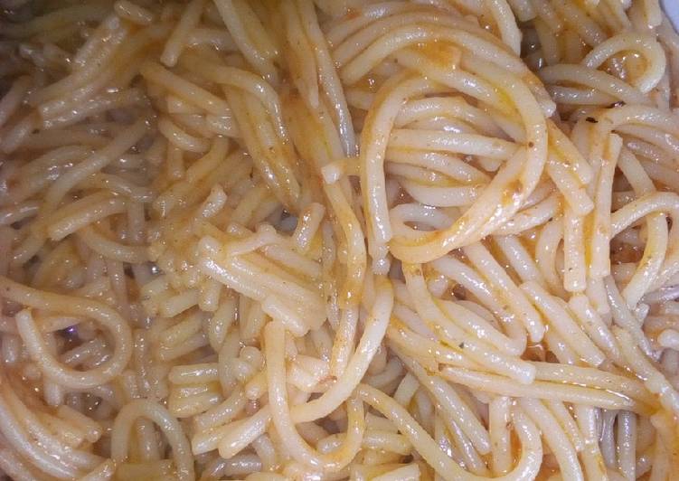 Recipe of Favorite Jollof spaghetti 🍝