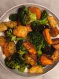 Legumes assados com base cremosa