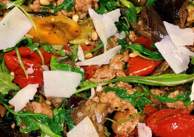 Easiest Way to Make Super Quick Homemade Auntie Gina&#39;s Sausage and Veggies