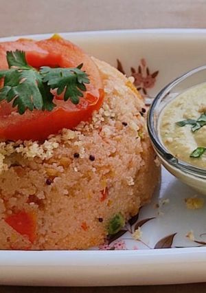 A picture of Tomato Upma.