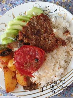 عکسی از دستور کباب تابه‌ای