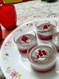 Buckwheat firni with flavoured Gond katira or Badam pisin