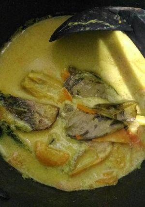 Foto resep Ikan gabus masak kuning (mpasi 11m)