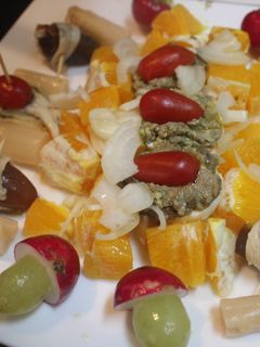 Una foto de Ensalada de naranja