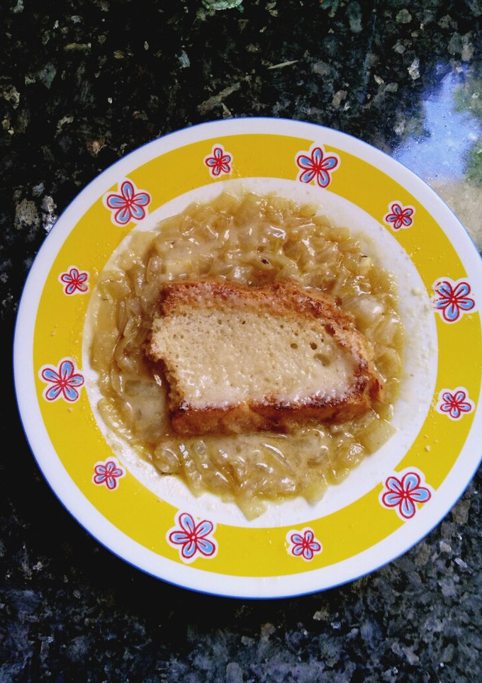 Una foto de Sopa de cebolla