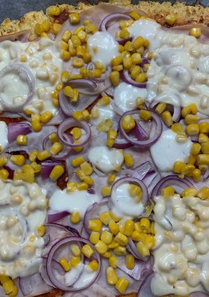 Karfiol alapú fitt pizza recept fotója