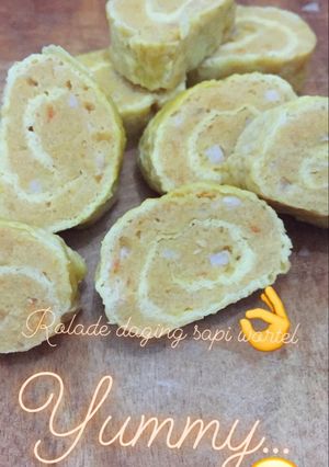 Foto resep Rolade daging sapi wortel