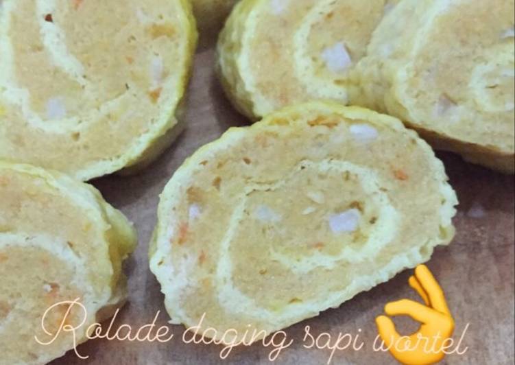 Rolade daging sapi wortel