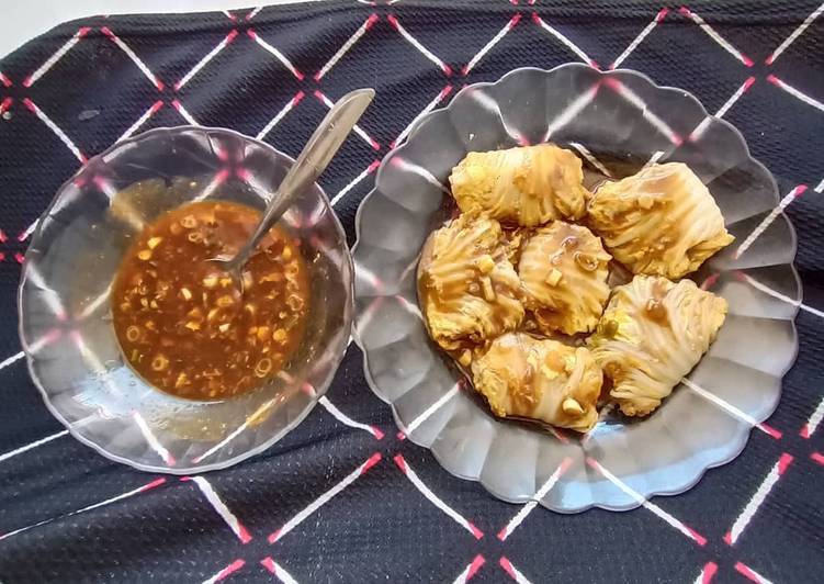 Resep masakan Sawi putih gulung isi daging sisa | Cara Membuat Sawi putih gulung isi daging sisa Yang Paling Enak