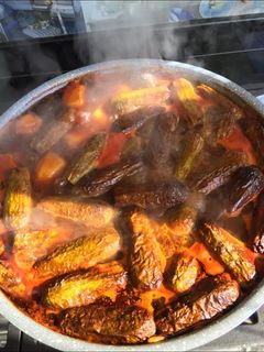 صورة لوصفة كوسا و بطاطا محشية (ابلمة)