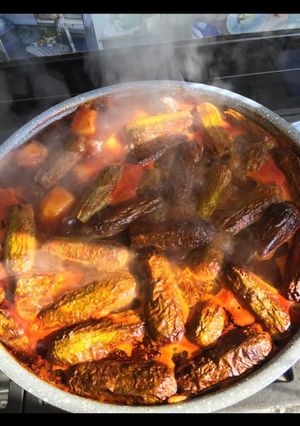 صورة لوصفة كوسا و بطاطا محشية (ابلمة)